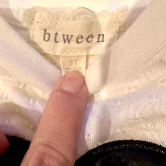 Btween‎ Toddler Girls Black & White Outfit - Picture 5 of 6